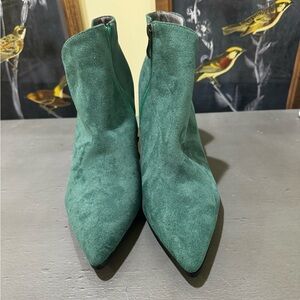 Fur lined boot heels